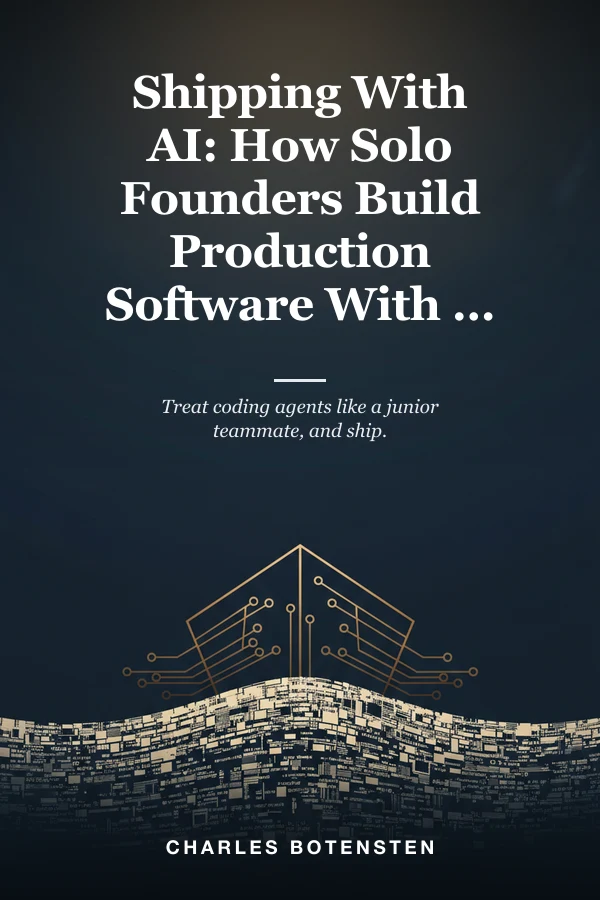 Shipping With AI: How Solo Founders Build Production Software With ... cover